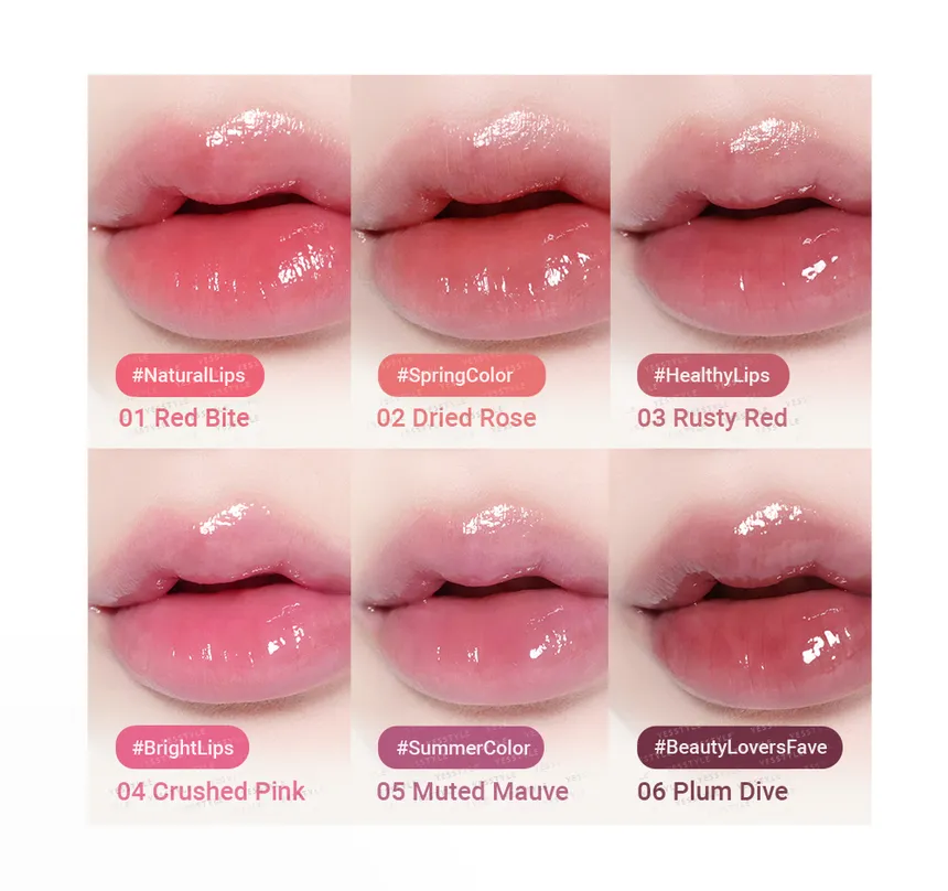 CODE GLOKOLOR Color Lipcerin - 6 Colors [#01 Red Bite] 15 ML